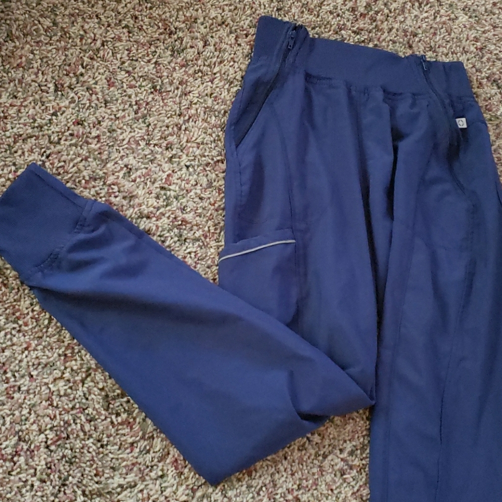 Cherokee Infinity Navy Blue Jogger Scrub Pant
